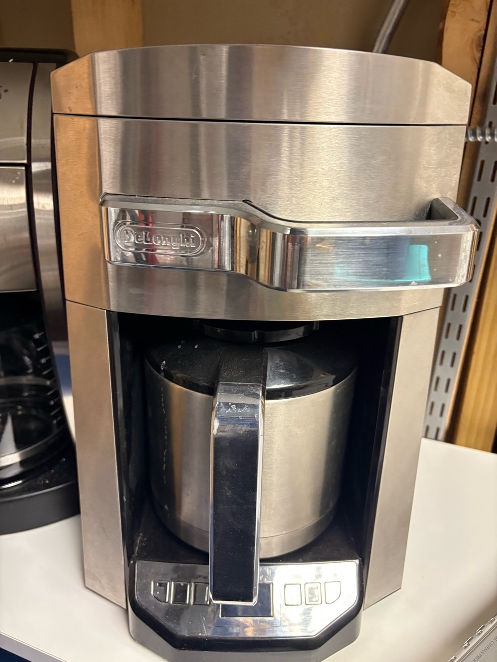 Stainless Steel Drip Coffee Maker - Brushed Silver